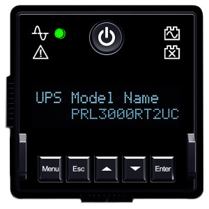 CyberPower PRL3000RT2UC Lithium Battery Rack/Tower UPS, UL Rated, Rotatable LCD panel, 8 NEMA 5-20R & 1 NEMA L5-30R, maintenance free